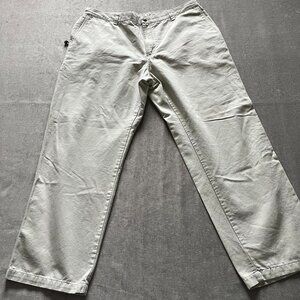 Columbia Granite Cloth Pants Men 40x32 Tan Utility Pocket Outdoor Work Hiking